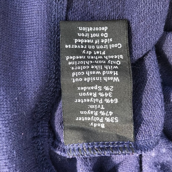 Rock & Republic Blue Long Sleeve Top Size XS - Picture 7 of 7